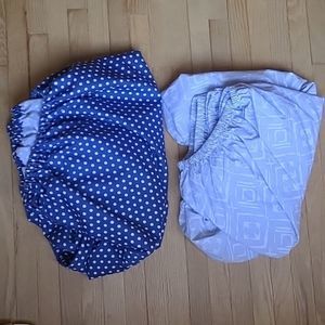2 Crib Mattress Covers